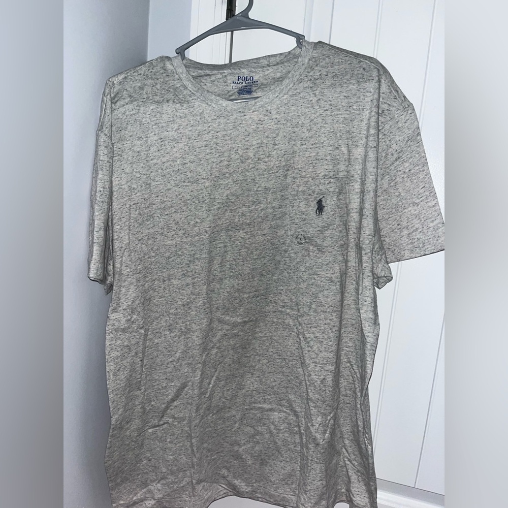 Brand New Polo Ralph Lauren Shirt, Size Large, Grey